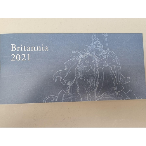 372 - Coins: a 2021 Royal Mint 'The Britannia' UK premium silver proof six coin set, with CoA numbered 453... 