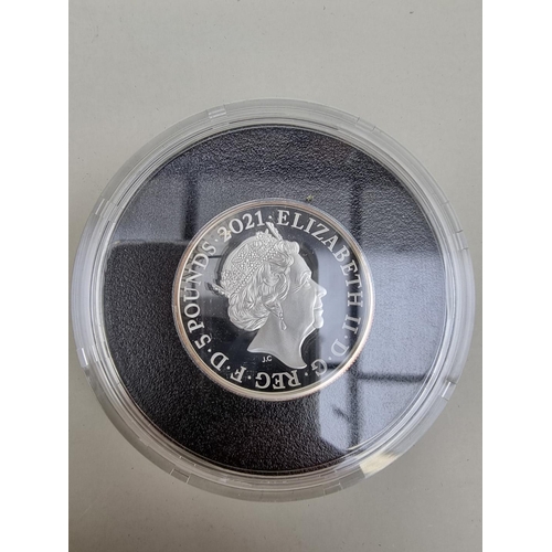 373 - Coins: a 2021 Royal Mint 'The 150th Anniversary of the Royal Albert Hall' silver proof limited editi... 