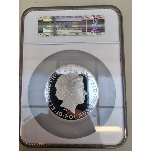 379 - Coins: a 2013 Royal Mint Britannia First release PF 69 Ultra Cameo 'The Changing Face of Britain' 5o... 