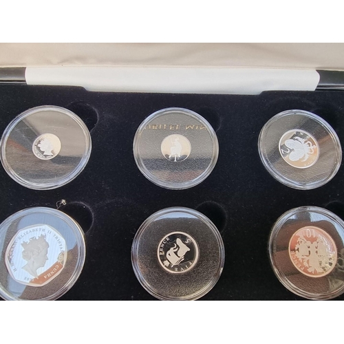 382 - Coins: a 2021 Tristan Da Cunha 'The 50th Anniversary of Decimalisation' .999 fine silver proof six c... 