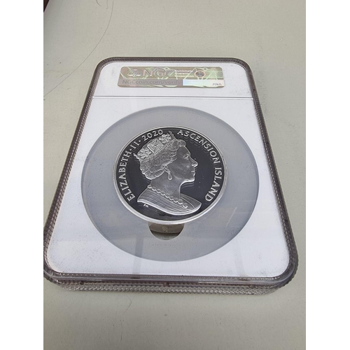 385 - Coins: a 2020 Ascension Islands 'The Apollo XIII 50th Anniversary' 13oz silver proof crown, with CoA... 