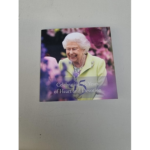 389 - Coins: a 2021 Royal Mint 'The 95th Birthday of Her Majesty The Queen' silver proof five pound coin, ... 