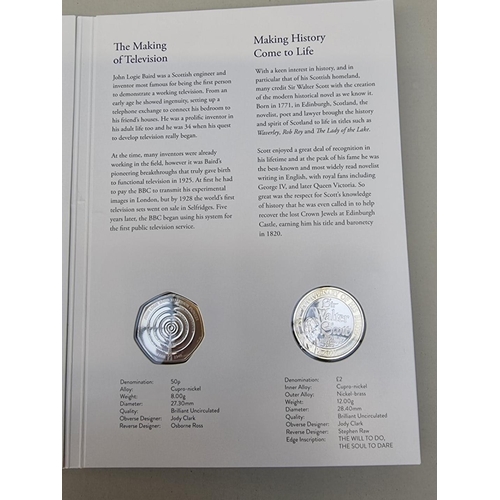 428 - Coins: a group of coins to include: a 2021 Royal Mint 'United Kingdom Brilliant Uncirculated Annual ... 