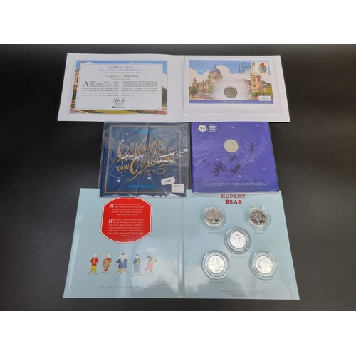 482 - Coins: a group of collectable Royal Mint 50p coins, to include a 2019 limited edition Paddington Bea... 