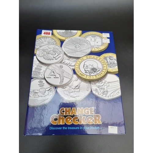 488 - Coins: an album of modern UK and Channel Islands collectable uncirculated and circulated coins, to i... 