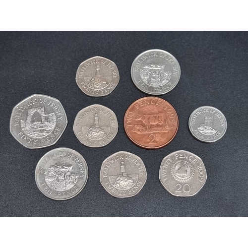 488 - Coins: an album of modern UK and Channel Islands collectable uncirculated and circulated coins, to i... 