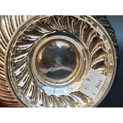 510 - A silver pedestal bowl, by William Hutton & Sons Ltd, Sheffield 1912, 11.5cm high, 360.5g.... 