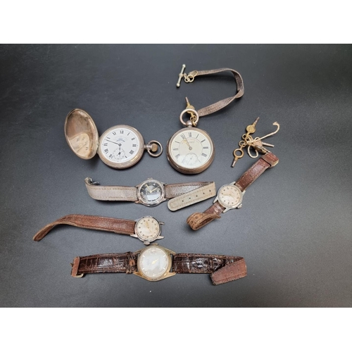 871 - A Victorian silver open faced pocket watch, 'The Arundel English Lever', the dial signed J G Graves ... 