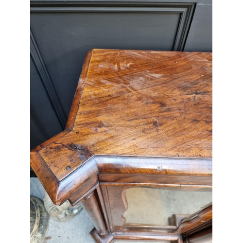 1079 - A Victorian walnut credenza, 181.5cm.