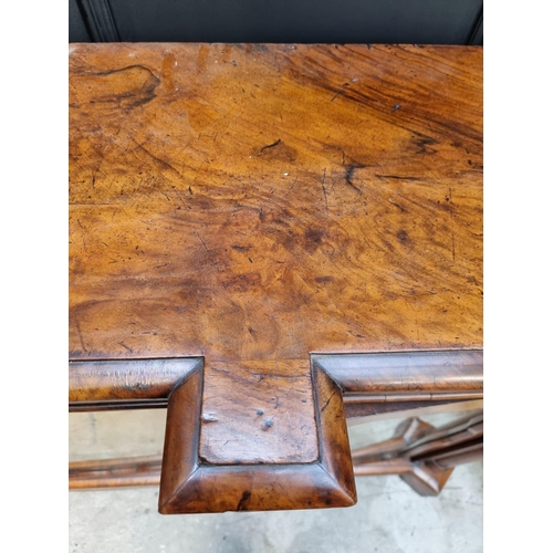 1079 - A Victorian walnut credenza, 181.5cm.