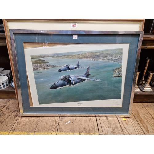 1333 - Alan Fearnley, 'Goodwood Victory', signed and numbered by the artist, additionally signed by Stirlin... 