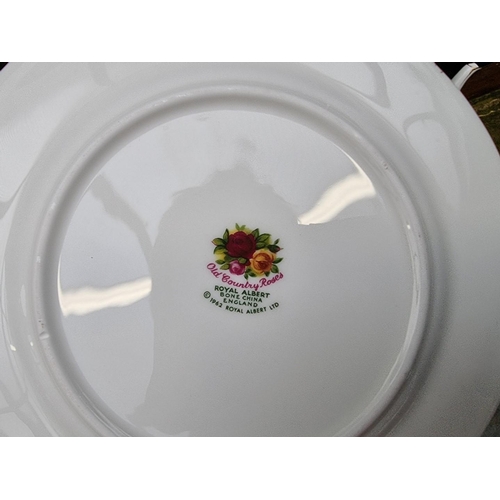 1379 - A Royal Albert 'Old Country Roses' pattern six piece tea service. 