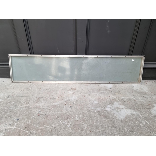 1176 - An aluminium 'Upper Parliament Street' road sign, 30.5 x 144.5cm.This sign is from Toxteth, Liverpoo... 