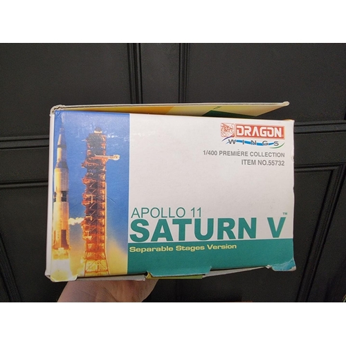 17 - Saturn V: a boxed model by Dragon Wings, No.55732.