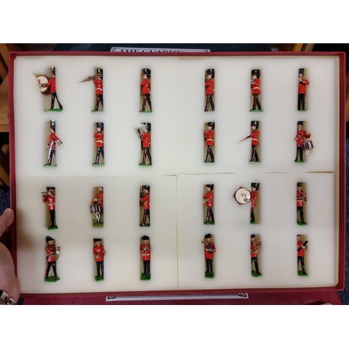 21 - Toy Soldiers: six boxed sets 'The Guards' toy soldiers, from The Guards Museum, Wellington Barracks,... 