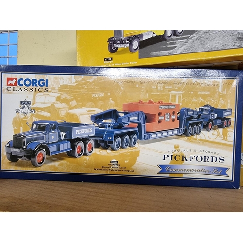 22 - Corgi Classics: three boxed sets, comprising: 'Building Britain' Nos: 31008 and 17702; together with... 