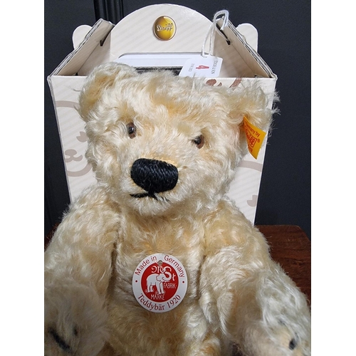 4 - Steiff: a modern 'Classic 1920' blond mohair bear, No.000645, boxed.