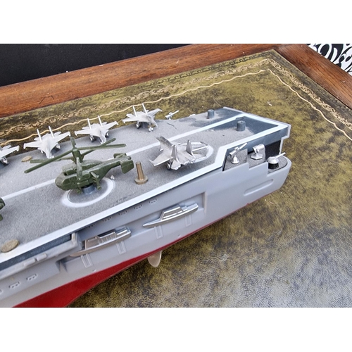 79 - A radio control aircraft carrier, 77cm long.