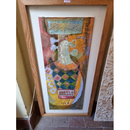 1173 - A quantity of pictures, largest 60.5 x 105cm, some unframed. (14)