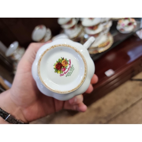 1282 - A collection of Royal Albert 'Old Country Roses' pattern teawares. 