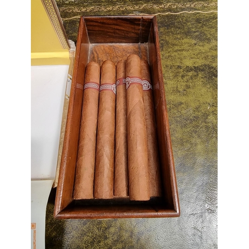 1495 - Cigars: Montecristo, comprising six No.4 in box; and five No.3. (11)These cigars have been aged for ... 