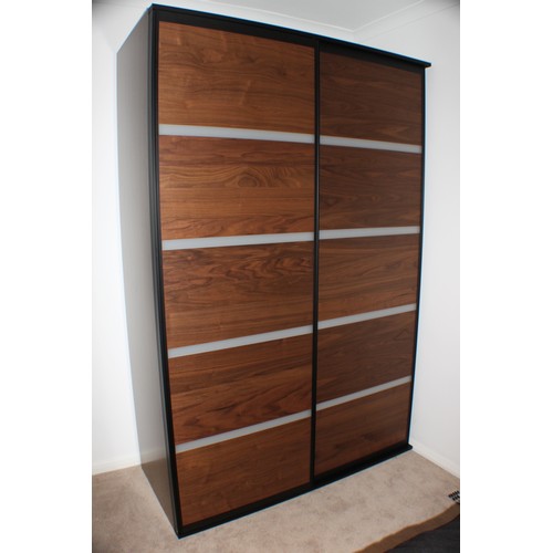 1630 - Two large contemporary wardrobes by BoConcept, (dismantled).