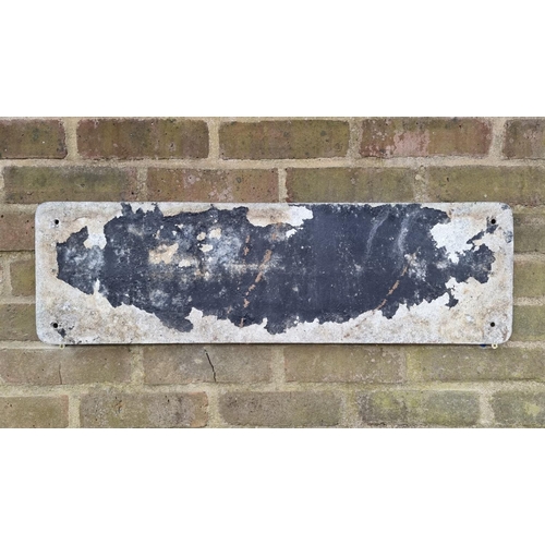 120 - 'HAY ROAD', 23 x 76.5cm, cast aluminium.