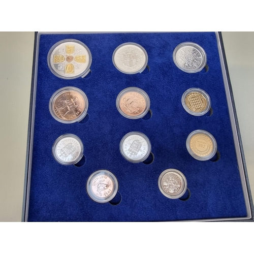 337 - Coins: a cased 'The 1953 Coronation of Queen Elizabeth II' nine coin set, edition 392, with booklet;... 