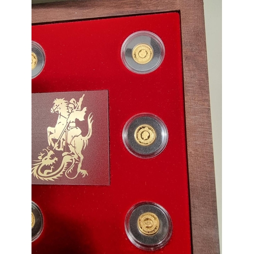 357 - Coins: a cased 2018 New Zealand Mint '200 Years of Monarchs of the British Empire', comprising of ei... 