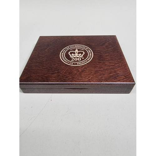 358 - Coins: a cased 2018 '200th anniversary To Commemorate The Sovereigns of The British Empire' limited ... 