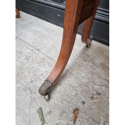 1084 - An unusual 19th century rosewood Davenport type desk, with two small lateral slides, 70cm wide.... 