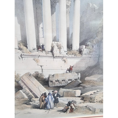 1247 - After David Roberts, 'Baalbec', lithograph, I.49.5 x 32.5cm.