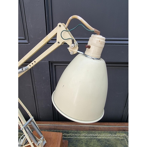 1286 - A vintage Herbert Terry 'Anglepoise' lamp, on associated base.