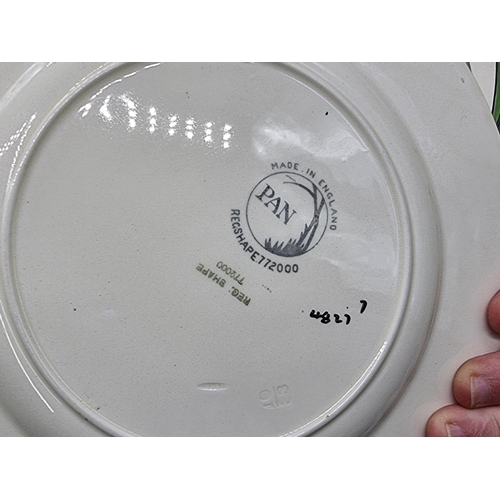 1421 - An Art Deco Burleigh Ware 'Pan' pattern part dinner service.