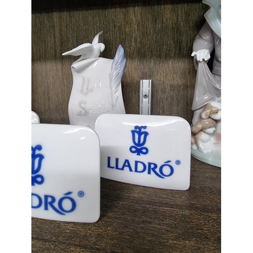 1445 - A collection of Lladro porcelain, largest 25cm high, each boxed. (10)