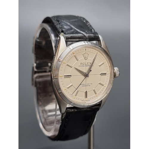 236 - A 1950s Rolex Oyster Perpetual stainless steel wristwatch, 34mm, Ref. 6564, Serial No. 82979, Cal.10... 