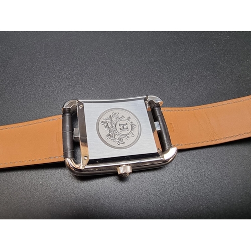 276 - A Hermes Cape Cod stainless steel Display Watch, 35mm, (no movement).