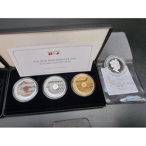 328 - Coins: two Jubilee Mint boxed collectable coin sets, comprising: 'The World War II' Silver Proof Coi... 