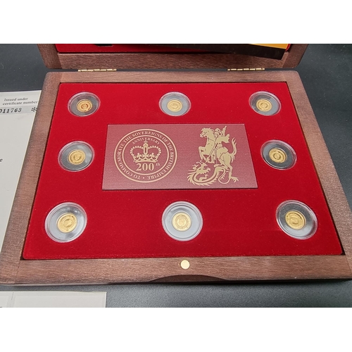 357 - Coins: a cased 2018 New Zealand Mint '200 Years of Monarchs of the British Empire', comprising of ei... 