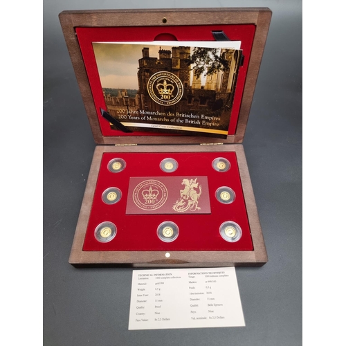 358 - Coins: a cased 2018 '200th anniversary To Commemorate The Sovereigns of The British Empire' limited ... 