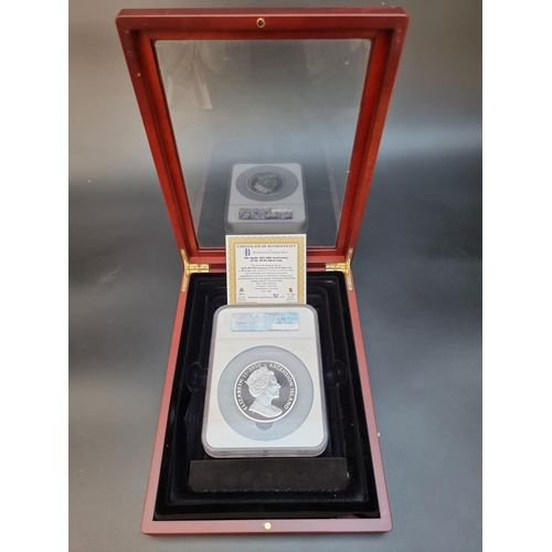 367 - Coins: a 2020 Ascension Islands 'The Apollo XIII 50th Anniversary' 13oz silver proof crown, with CoA... 