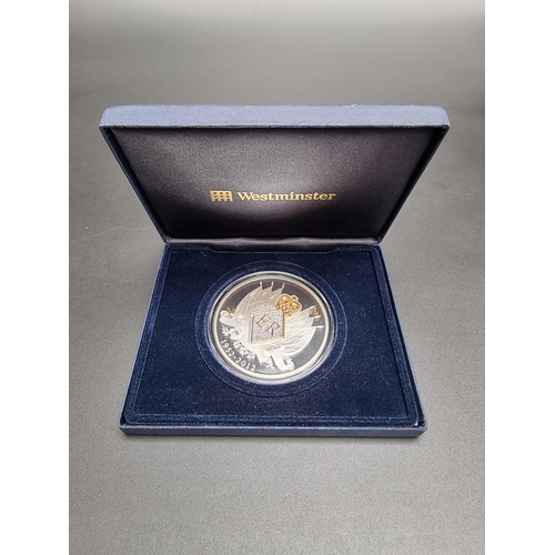 375 - Coins: a cased 2012 limited edition 'The Diamond Jubilee 60 Diamond 5oz silver Britannia Medal'.... 