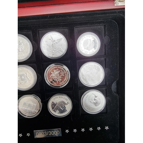 381 - Coins: a cased 'Fabulous 12 Silver collection' containing twelve assorted 2010 Proof silver coins fr... 