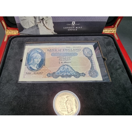 384 - Coins: a cased London Mint Office 'Farewell Britannia' limited edition 2010 coin and banknote tribut... 