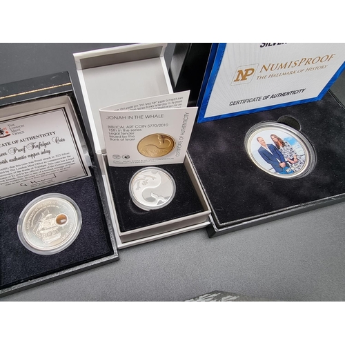 385 - Coins: a cased Perth Mint '200th Anniversary of the Holey Dollar and Dump' 1oz silver proof coin set... 