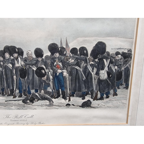 1256 - After Elizabeth Butler, 'The Roll Call', lithograph, I.31.5 x 63cm.