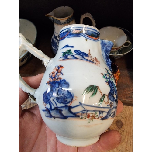 1496 - A collection of Chinese and Continental pottery and porcelain, to include a Sevres 'crystalline... 