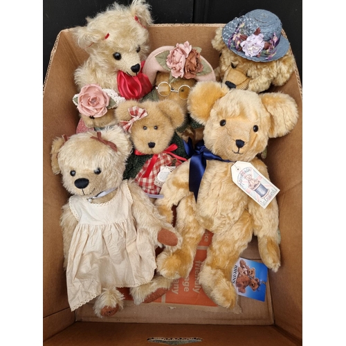 1512 - A collection of seven teddy bears, to include examples by Robin Rive and The Boyds Collection. (7)... 