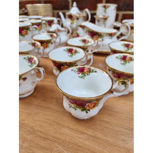 1513 - An extensive Royal Albert 'Old Country Roses' tea and dinner service; together with other related it... 