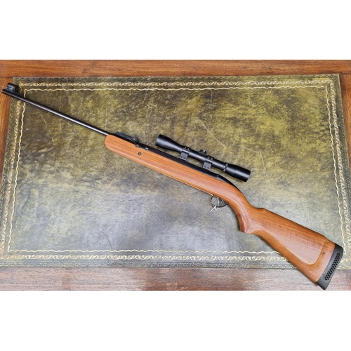 1719 - A BSA 'Airsporter' .22 cal under lever air rifle, with Bisley scope.